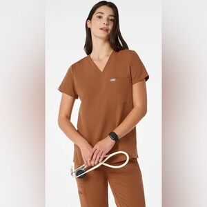 FIGS Catarina Scrub Top in Atlantic Fall